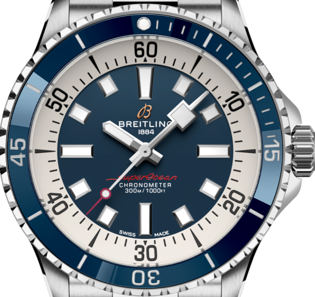 Breitling Superocean Automatic | Breitling Blue Face | Harley's Time