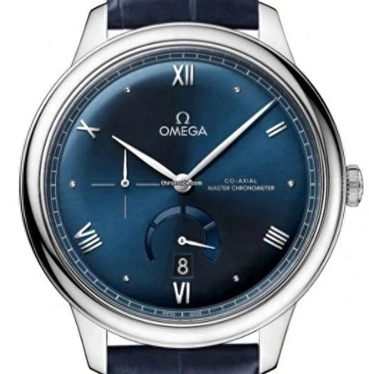 Reloj Omega DeVille Prestige CO-Axial azul para hombre 41 mm 434.13.41.21.03.002