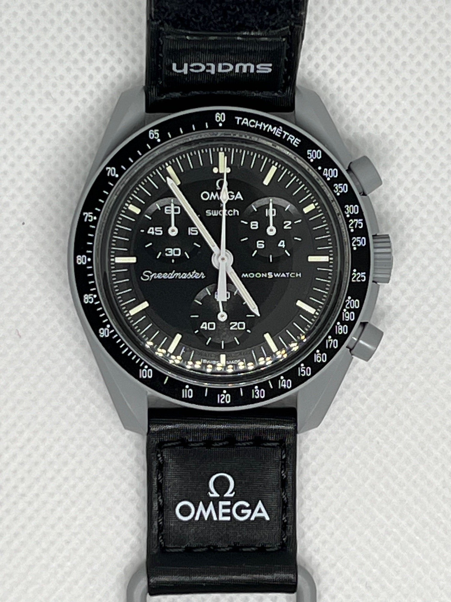 Swatch Moonwatch "Misión a la Luna" Swatch x Omega Negro 42mm SO33M100