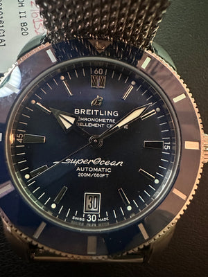 Breitling Superocean Héritage Diver Blue Dial Mens Watch 42 AB2010161C1A1