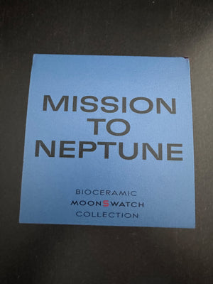 Swatch Moonswatch "Mission To Neptune" Swatch x Omega 42 SO33N100