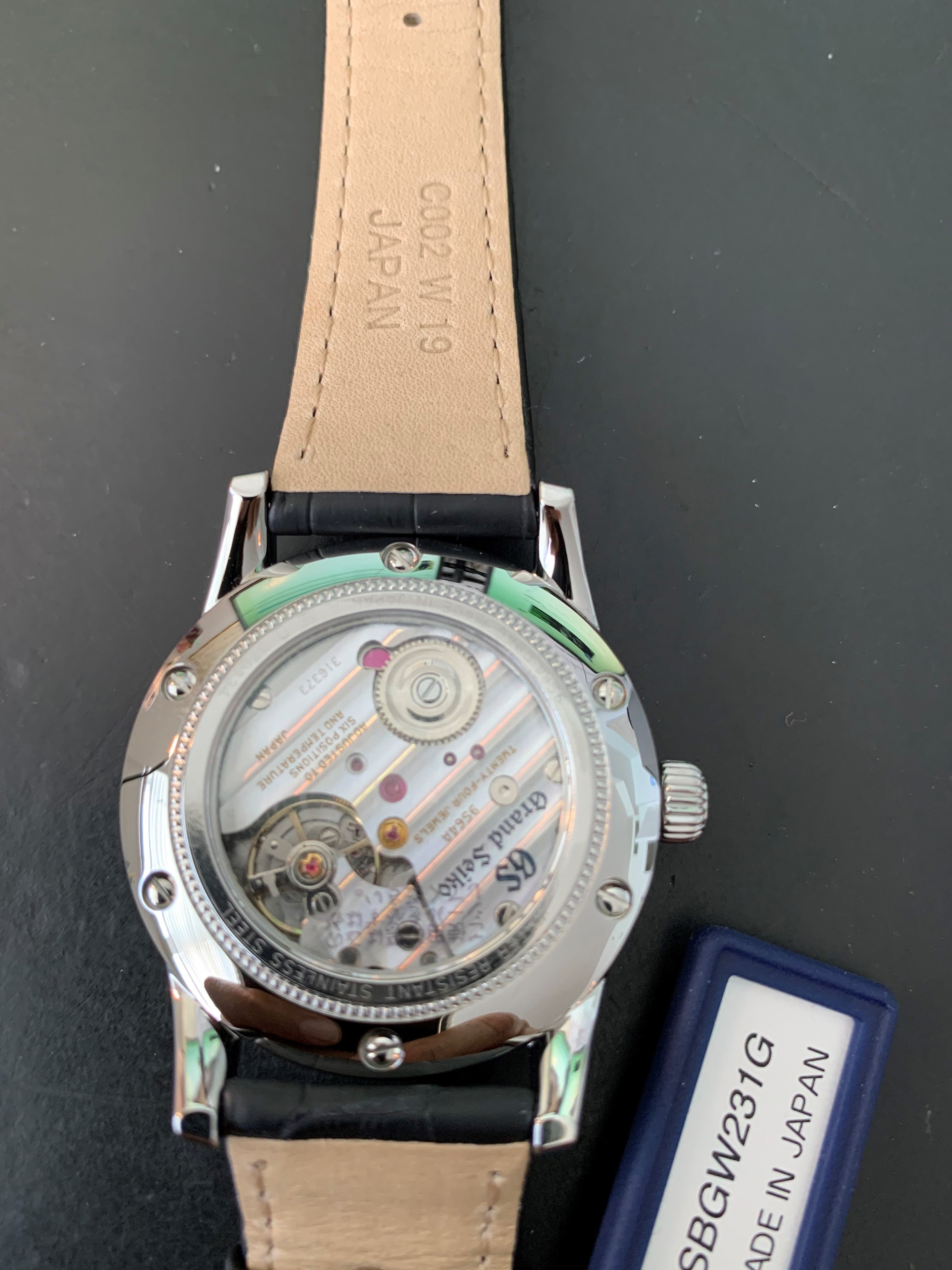 Grand Seiko Elegance Collection Crocodile Leather Watch | Harley's Time LLC