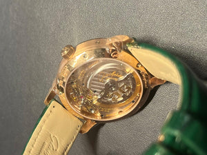 Glashutte Original Panomaticlunar Green dial Mens watch 40 1-90-02-23-35-61