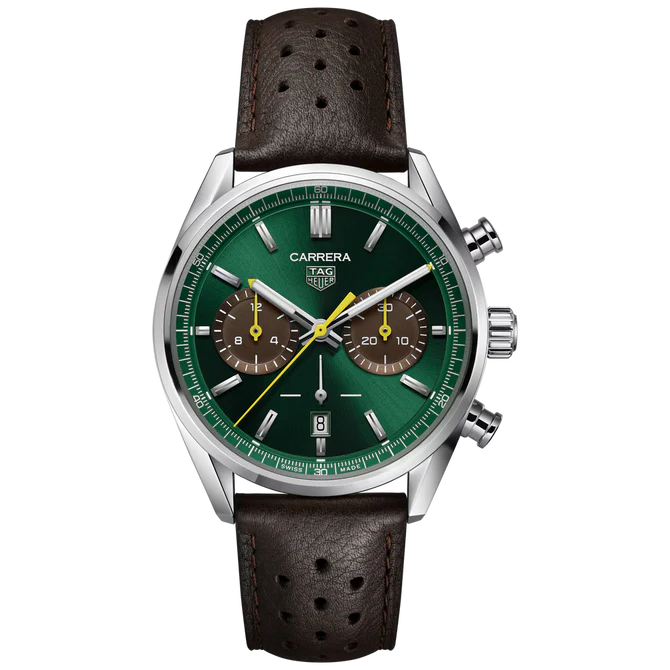 TAG Heuer Carrera Chronograph Limited Edition Green dial 42mm CBN201K.FC6569