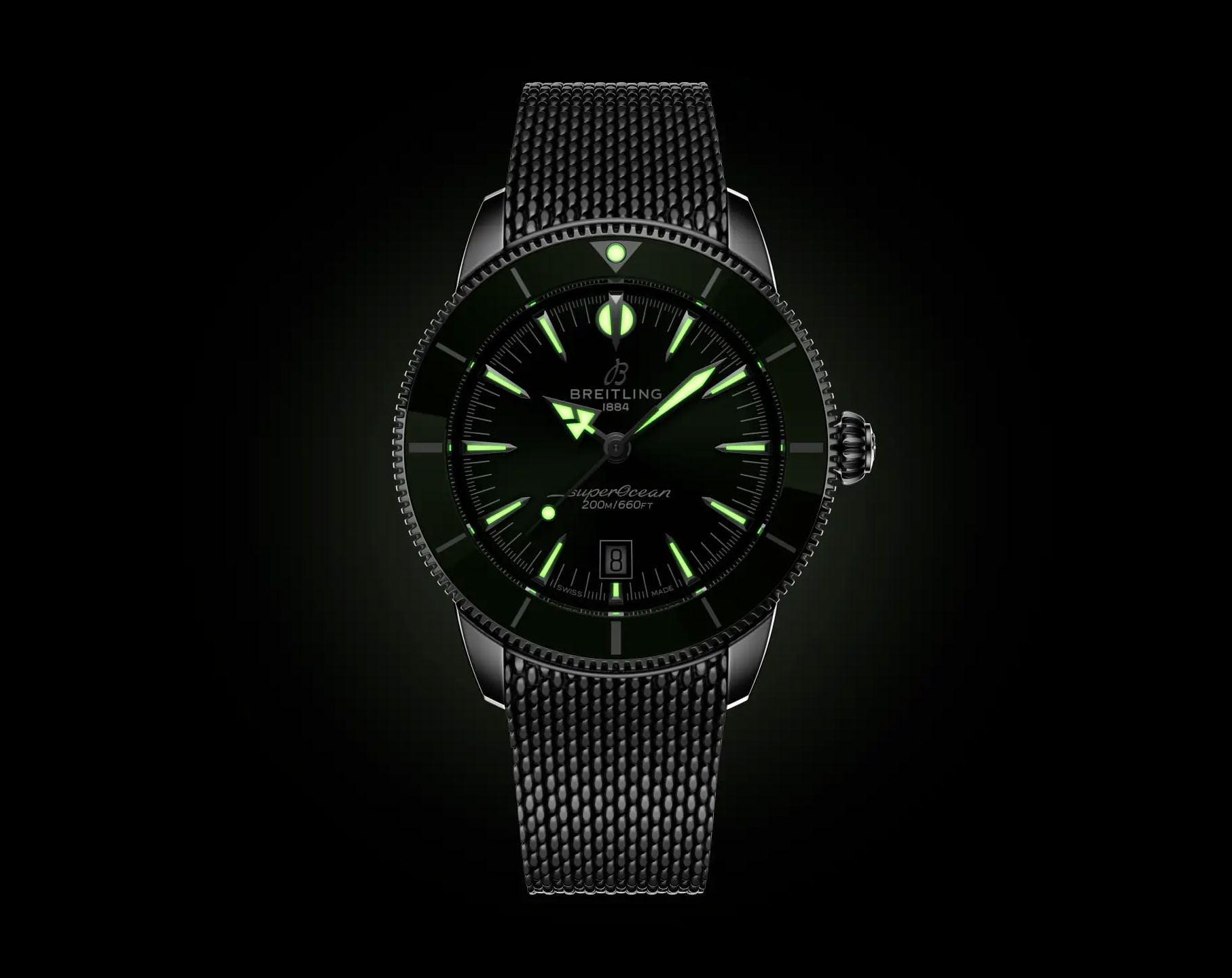 Breitling Superocean Heritage B31 Automatic green dial 44mm AB3112361L1A1