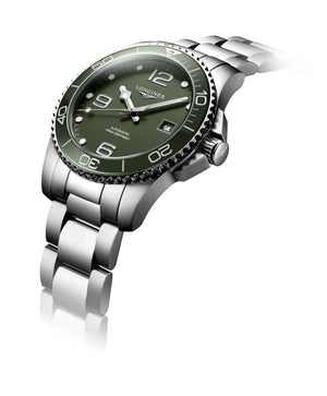 Longines Hydroconquest Green dial 41mm L3.781.4.06.6