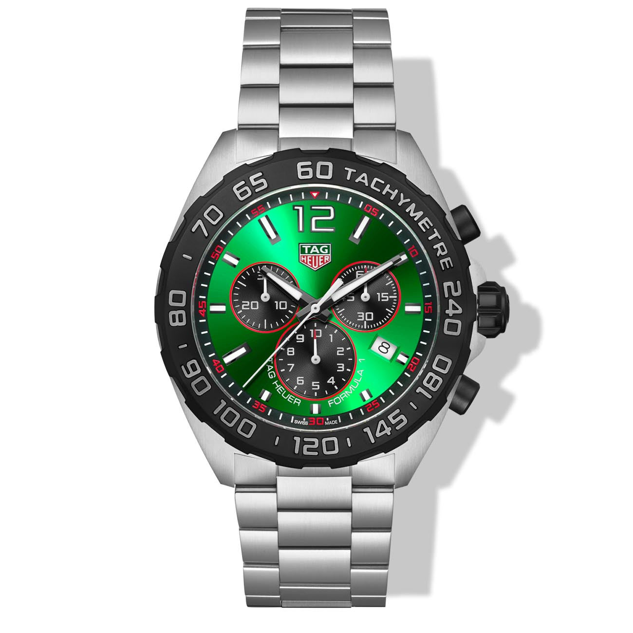 TAG Heuer Formula 1 Chronograph Green dial 43mm CAZ101AP.BA0842