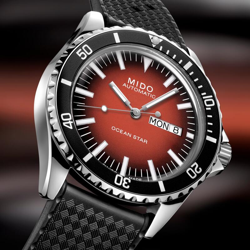 Mido Ocean Star Tribute Gradient Red dial M026.830.17.421.00