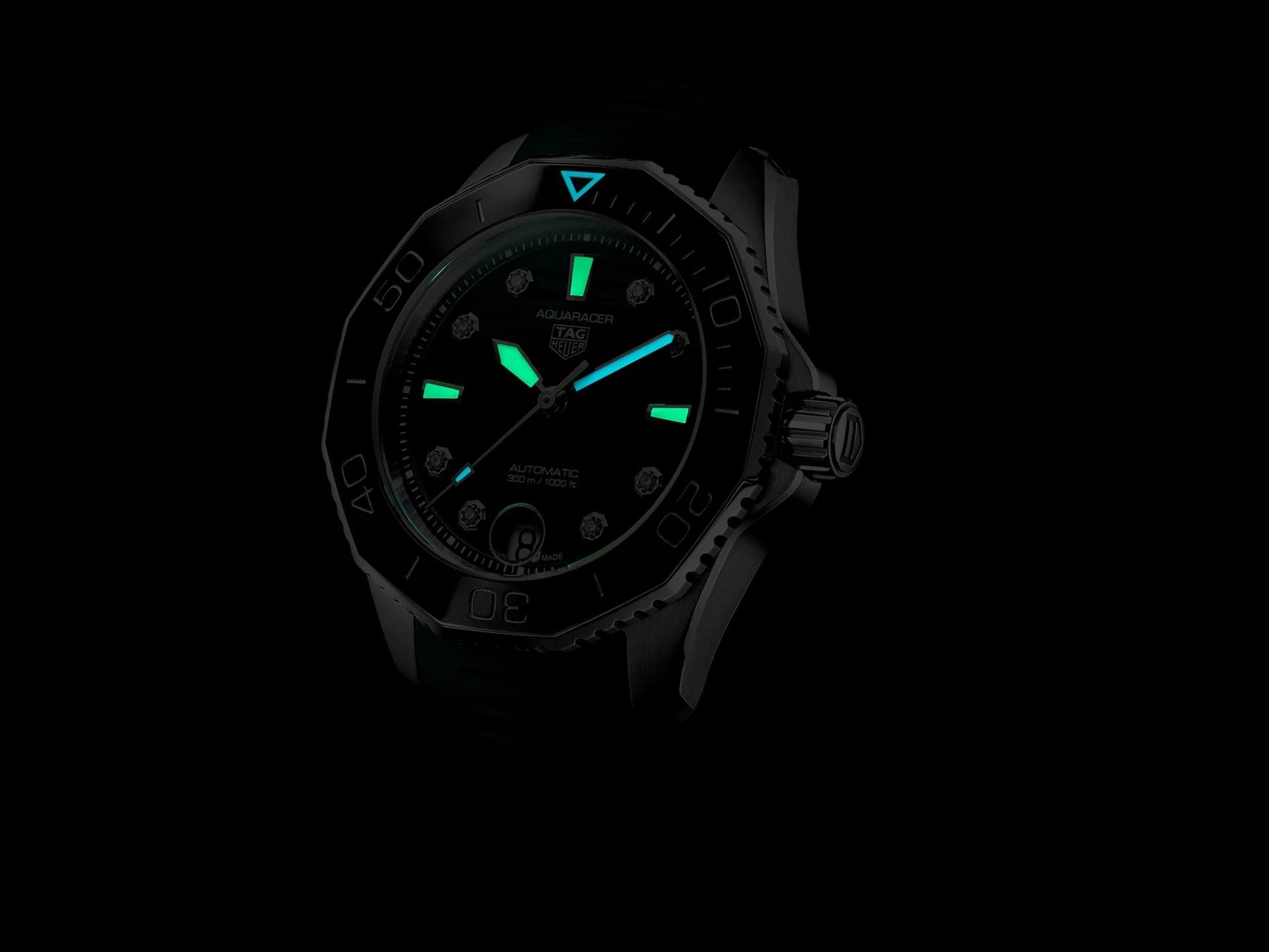 TAG Heuer Aquaracer Professional 300 Green dial 36mm WBP231G.FT6226