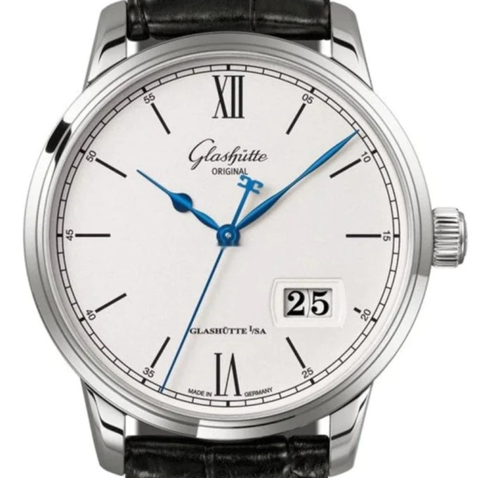 Glashutte Senator Excellence Panorama Silver Dial 40 1-36-03-01-02-30