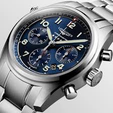 Longines Spirit Automatic Chronograph Blue dial Mens watch 42 L3.820.4.93.6