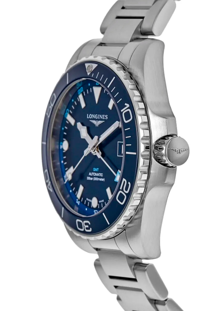 Longines Hydroconquest Gmt Blue dial 42mm L3.790.4.96.6