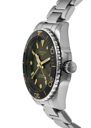 Longines Hydroconquest Gmt Green dial 43mm L3.890.4.06.6