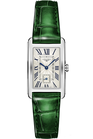 Longines DolceVita Silver dial Green strap 23.30 X 37.00 mm L5.512.4.71.A