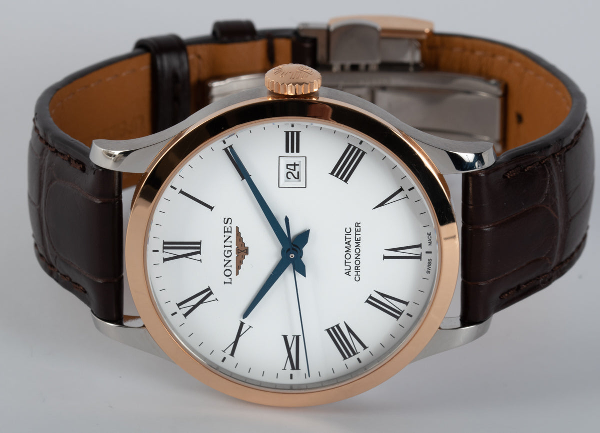 Longines Cronómetro automático Esfera blanca 40 mm L2.821.5.11.2