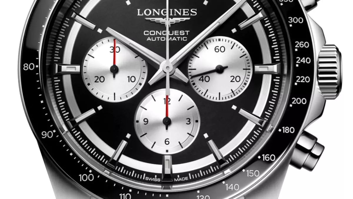 Longines Automatic Conquest Black dial Mens watch 42 L3.835.4.52.6
