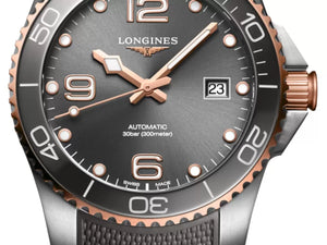 Longines Hydroconquest Automatic Grey Dial 41mm Stainless L3.781.3.78.9