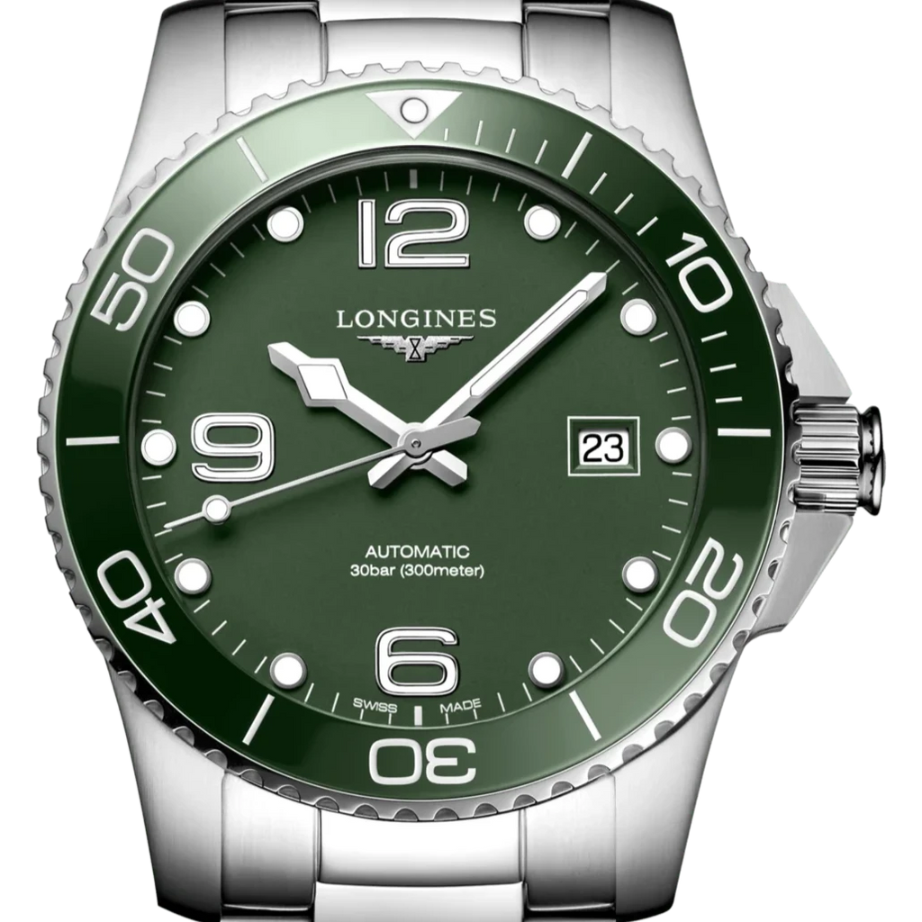 Longines Hydroconquest Green dial 41mm L3.781.4.06.6