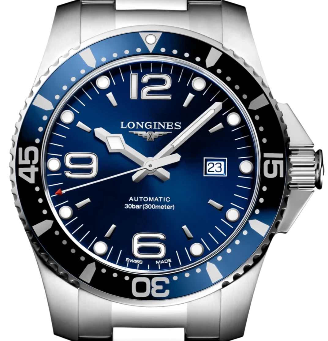 Longines Automatic Hydroconquest Blue dial Luxury Watch| Harley's Time LLC