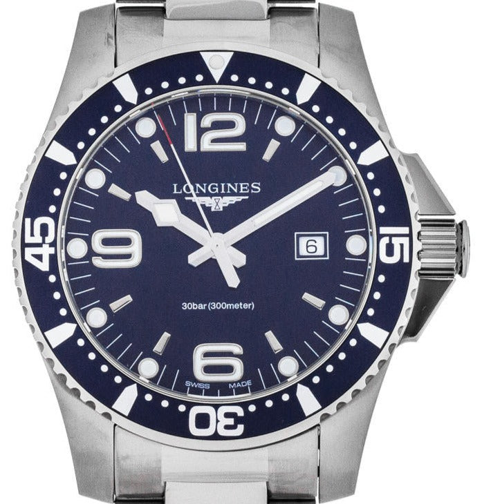 Hydroconquest blue dial 44mm L3.840.4.96.6