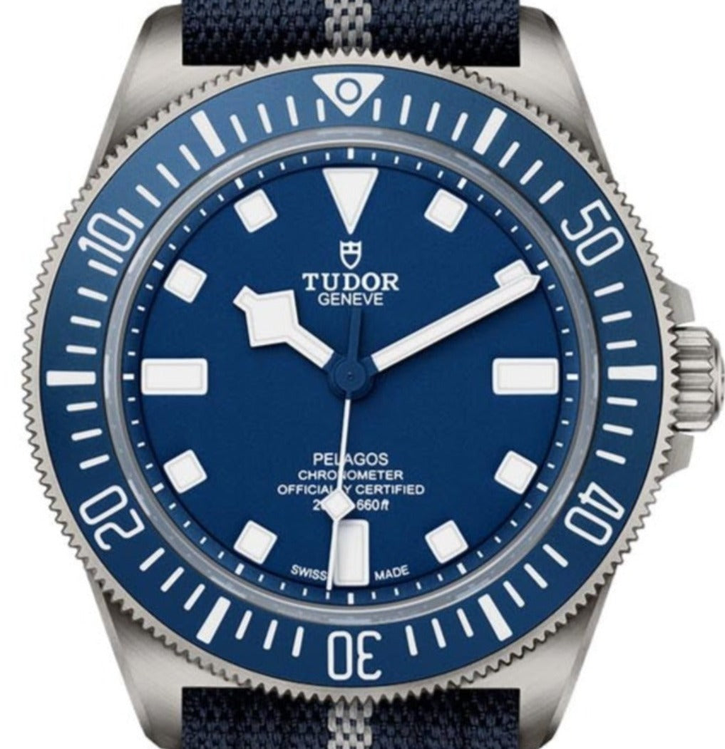 Tudor Pelagos FXD Blue dial Mens watch 42 M25707B-0001
