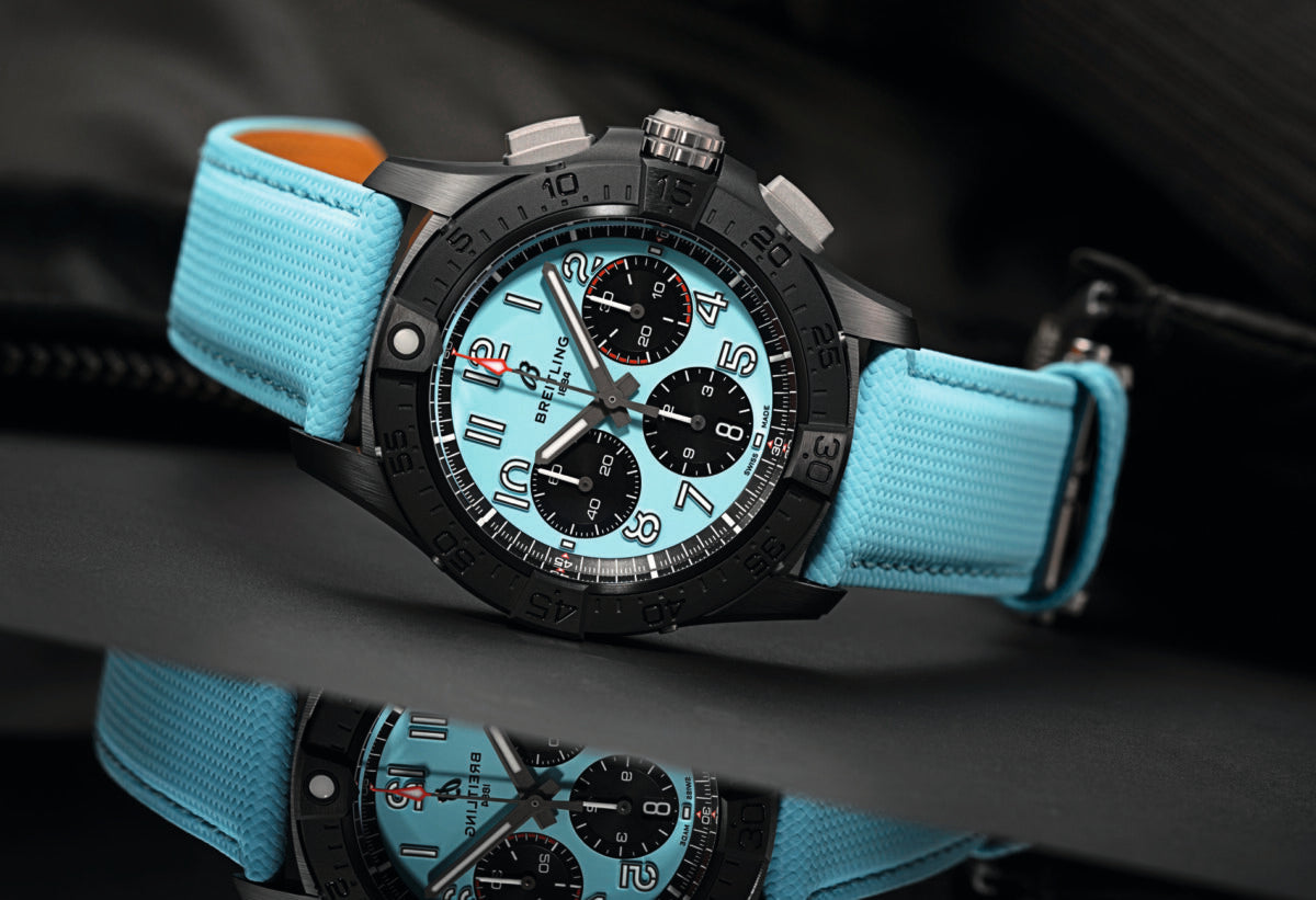 Breitling B01 Chronograph 42 Night Mission Avenger Turq SB0146101L1X1