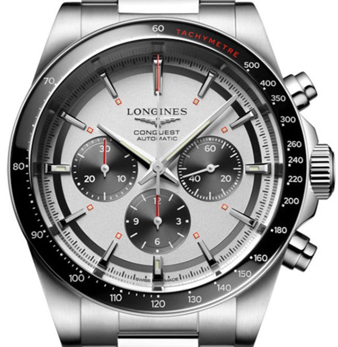 Longines Automatic Conquest White dial Men's watch 42 L3.835.4.72.6