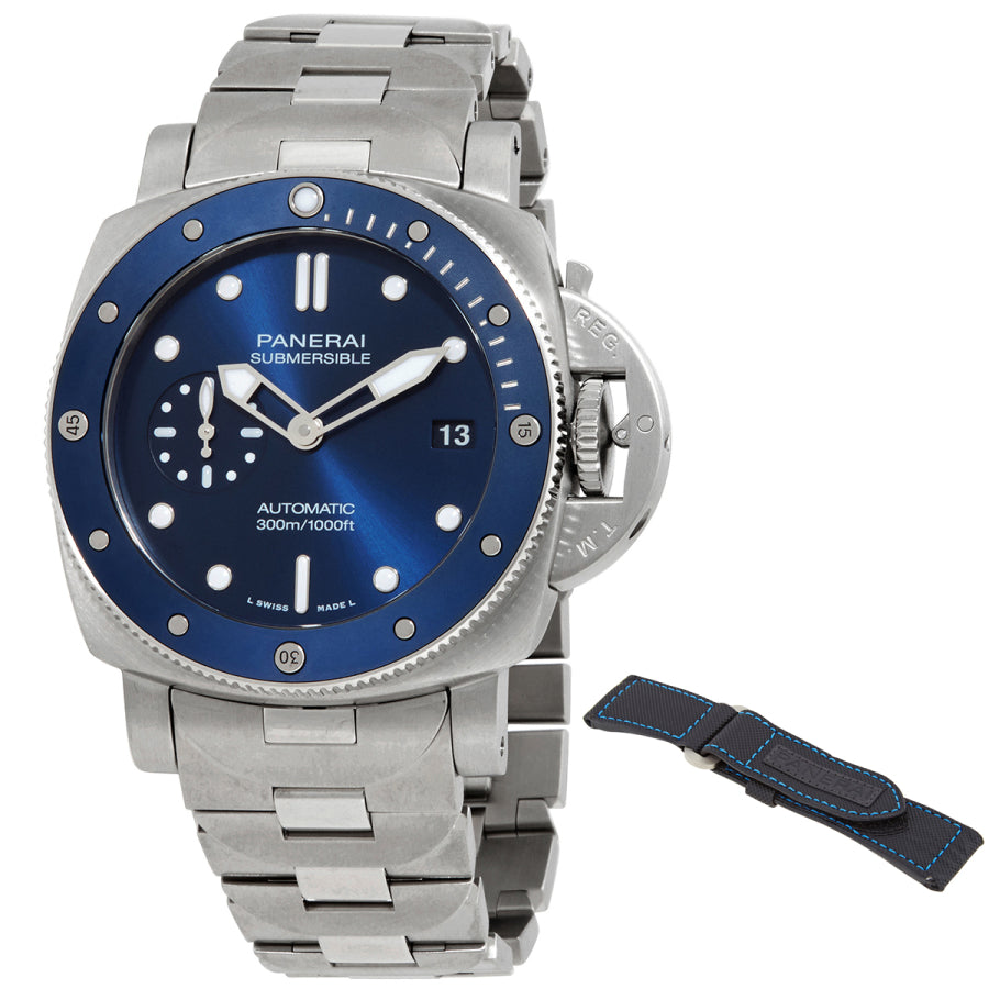 Panerai Submersible Blu Notte |Mens Panerai Submersible| Harley's Time