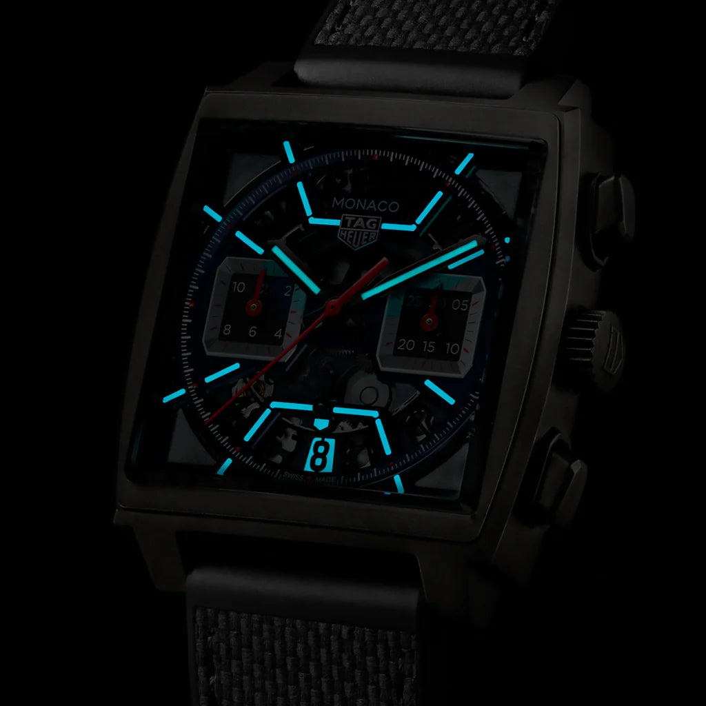 TAG Heuer Monaco Chronograph Black dial 39mm CBL2183.FT6236