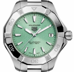 TAG Heuer Aquaracer Professional 200 Solargraph Mint dial 34mm WBP1315.BA0005
