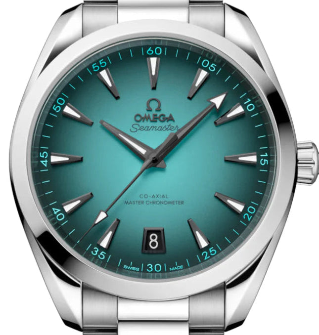 Omega Aqua Terra 150m Co-axial Chronometer Turquoise  41mm 220.10.41.21.03.006