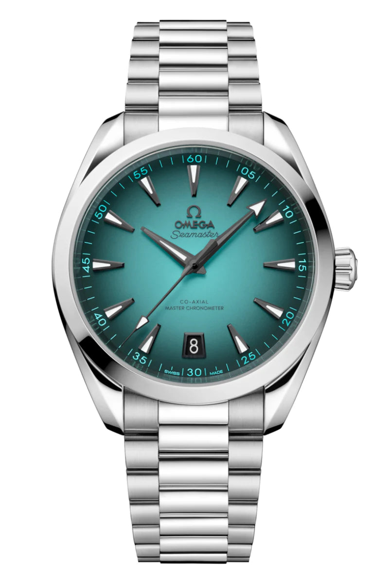 Omega Aqua Terra 150m Co-axial Chronometer Turquoise  41mm 220.10.41.21.03.006