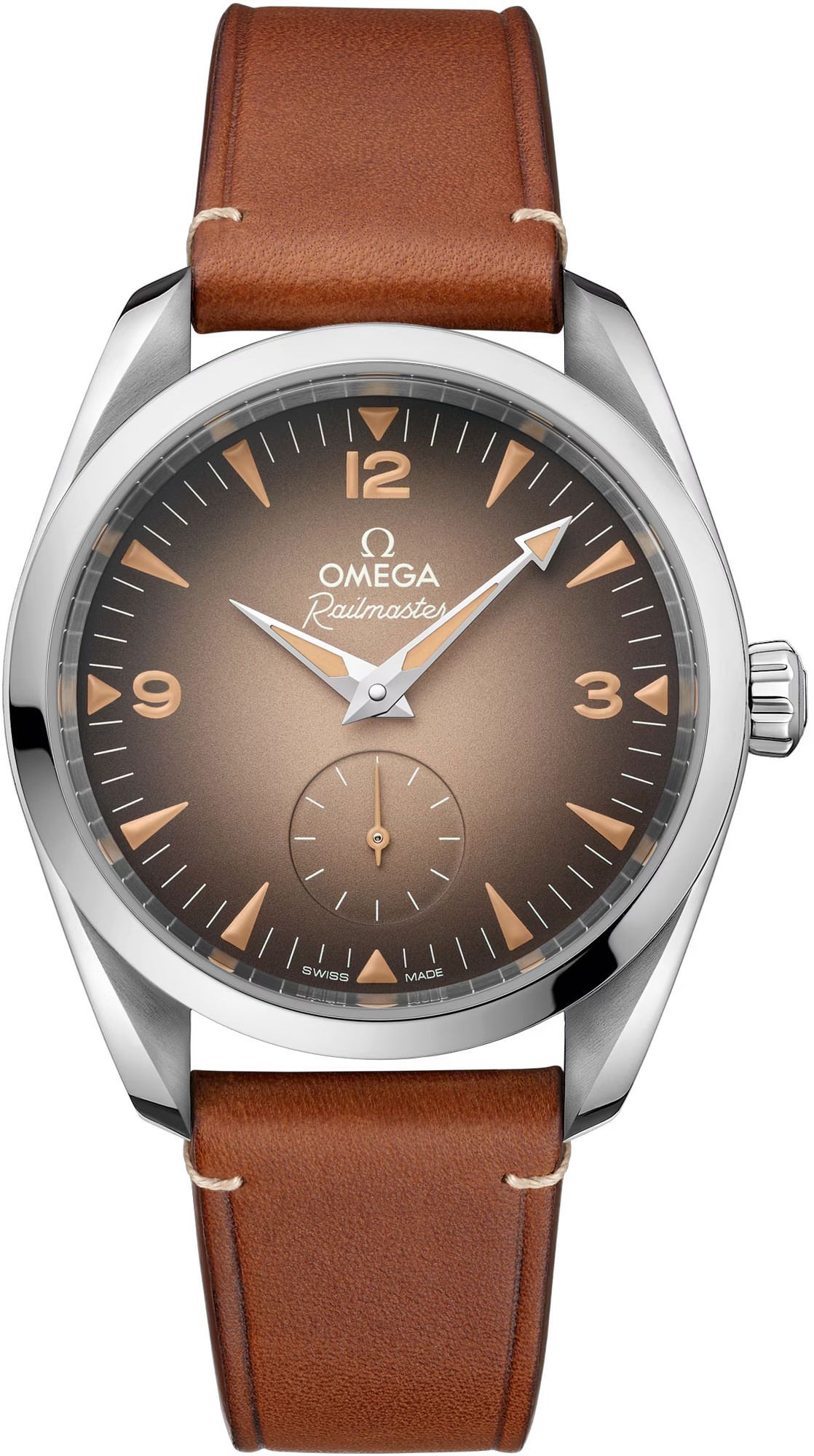 Omega Co-axial Railmaster Brown dial 38mm 235.12.38.20.13.001