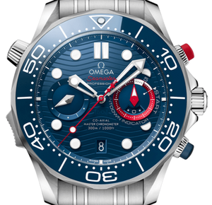 Omega Seamaster Diver Blue 300m America's Cup 44mm 210.30.44.51.03.002