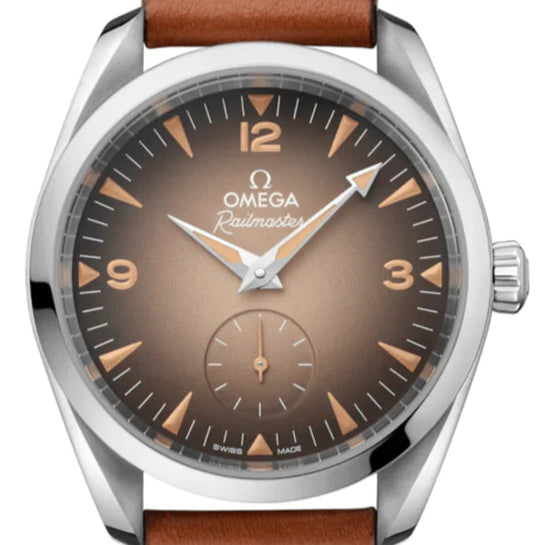 Omega Co-axial Railmaster Brown dial 38mm 235.12.38.20.13.001