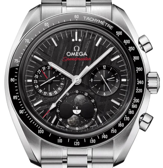 Omega Speedmaster Moonphase Meteorite Black dial 43mm  304.30.43.52.01.001