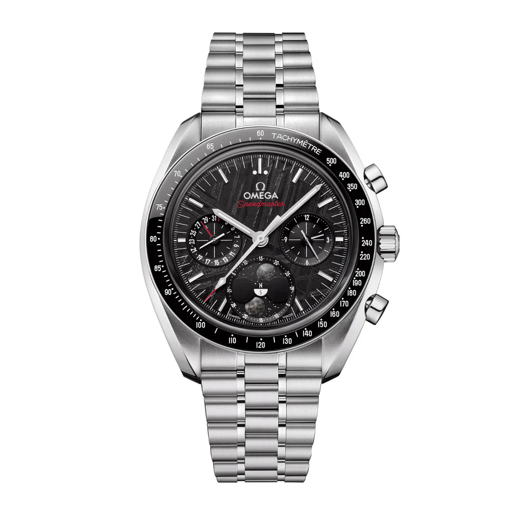 Omega Speedmaster Moonphase Meteorite Black dial 43mm  304.30.43.52.01.001