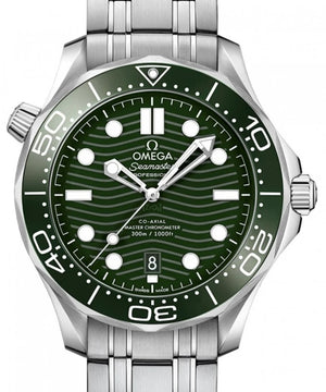 欧米茄海马同轴绿色潜水腕表 300m 42mm 210.30.42.20.10.001