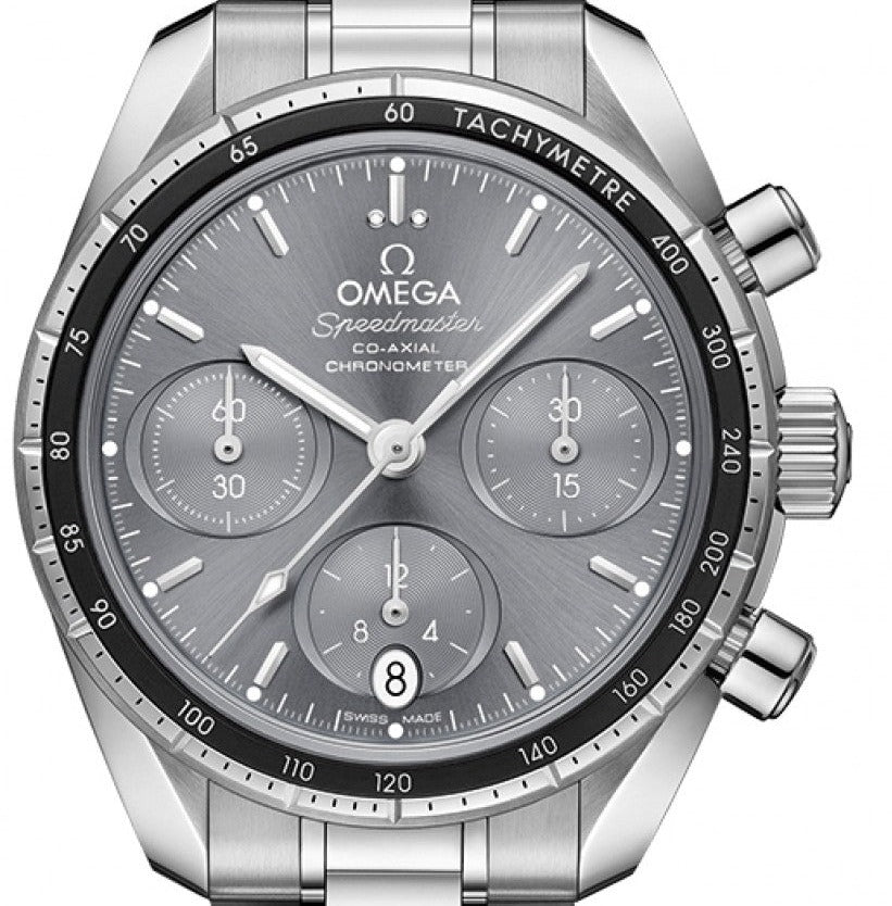 Omega Speedmaster Co‑Axial 324.30.38.50.06.001 Chronograph 38mm steel bracelet
