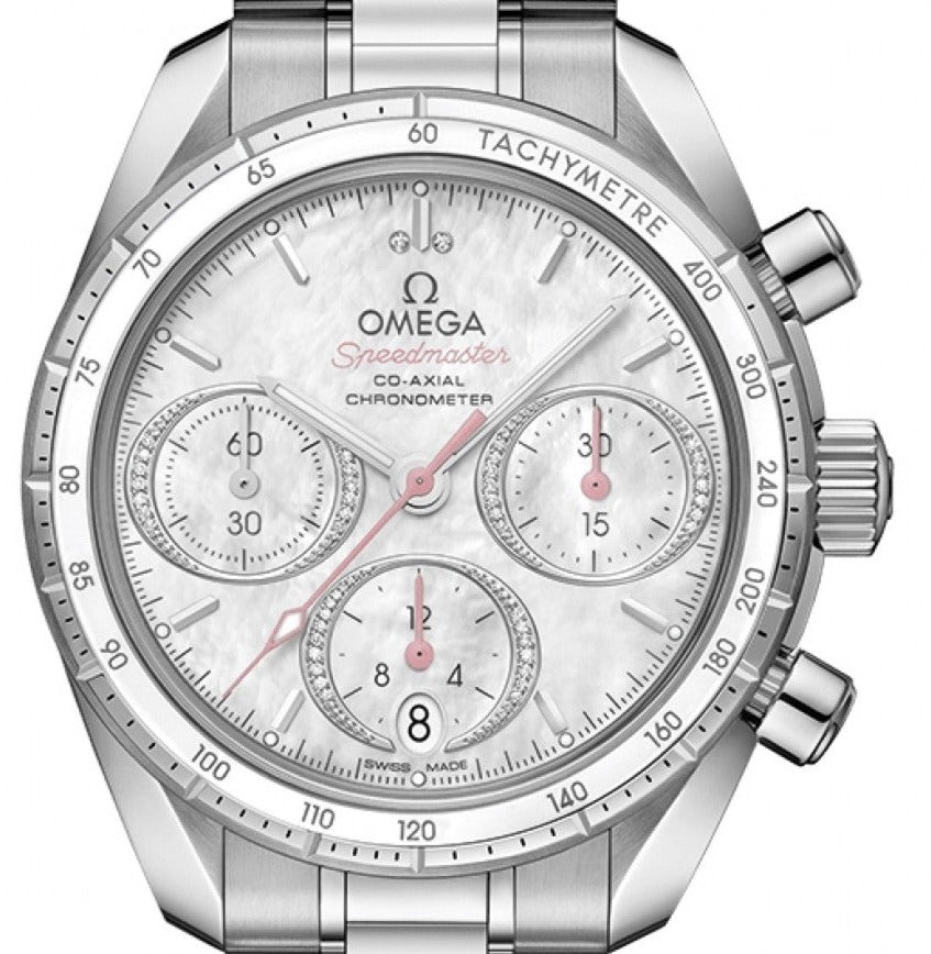 Omega Speedmaster Chronograph MOP dial 38 324.30.38.50.55.001