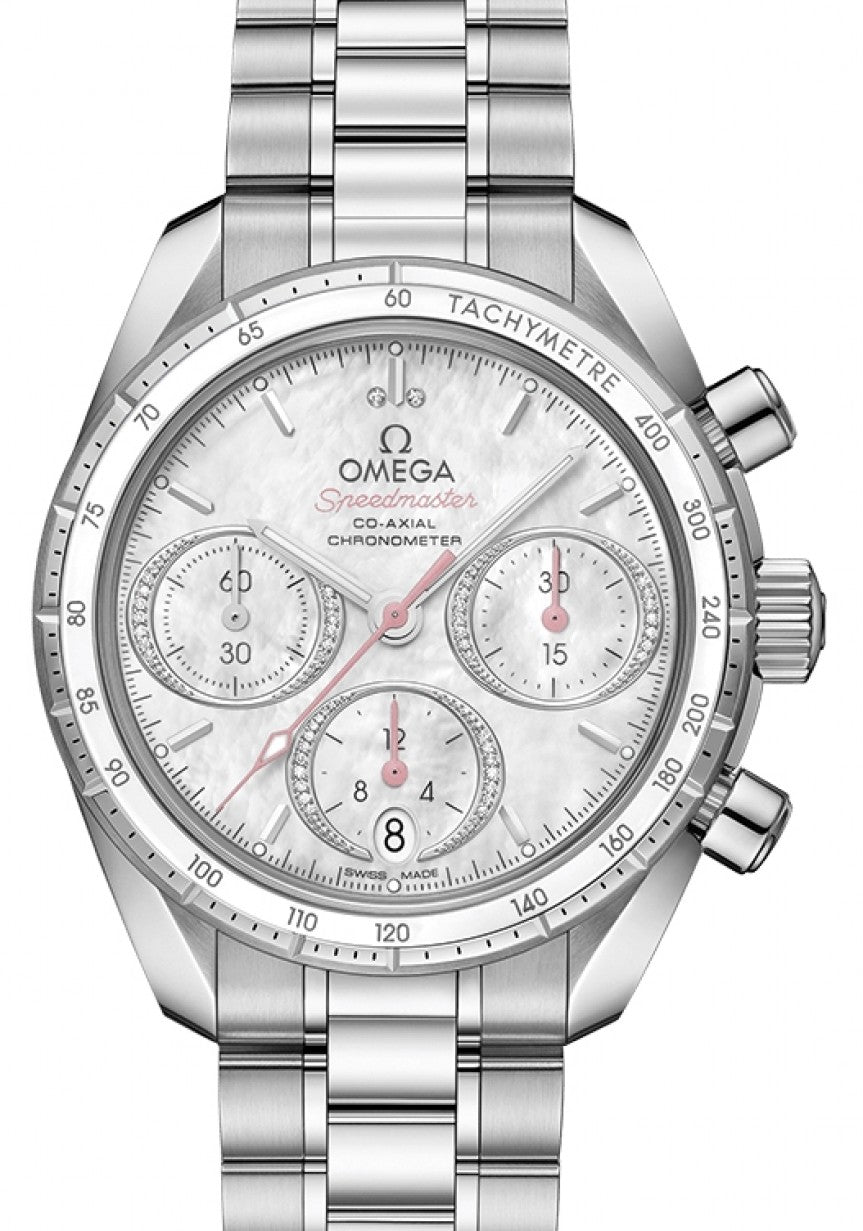 Omega Speedmaster Chronograph MOP dial 38 324.30.38.50.55.001