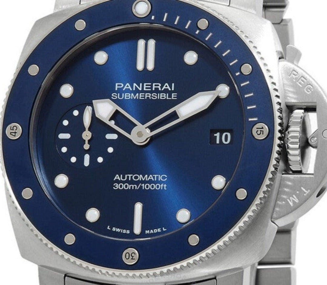 Panerai Submersible Blu Notte |Mens Panerai Submersible| Harley's Time