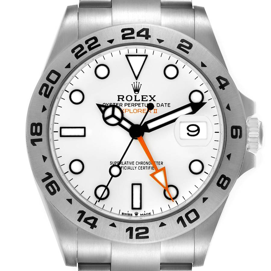 Reloj Rolex Explorer II blanco para hombre 42 mm Ref#226570