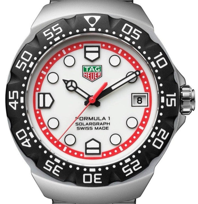 TAG Heuer Formula 1 Solargraph white dial 38mm WBY1111.BA0042