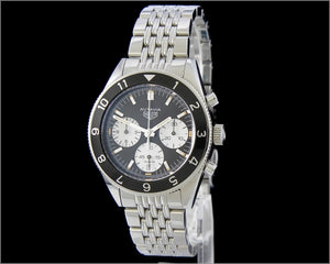 泰格豪雅 Heritage Autavia 黑色表盘男士手表 42 CBE2110.BA0687