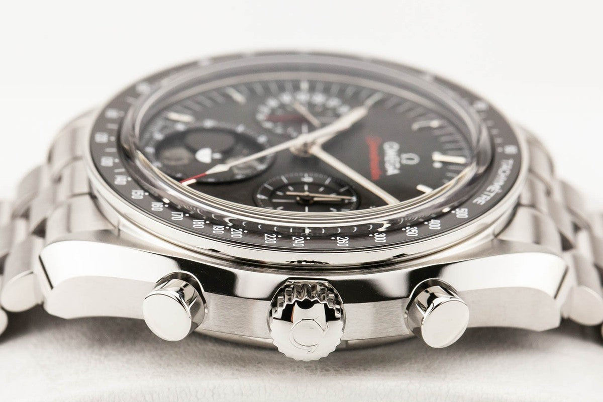 Omega Speedmaster Moonphase Meteorite Black dial 43mm  304.30.43.52.01.001