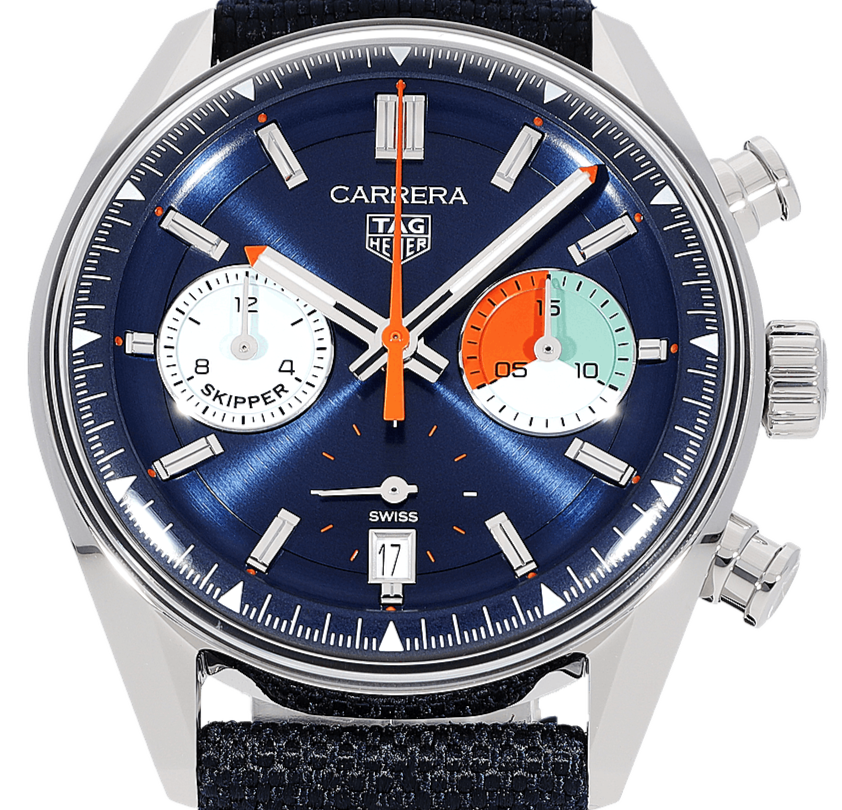 TAG Heuer Skipper Carrera Blue dial 39mm CBS2213.FN6002