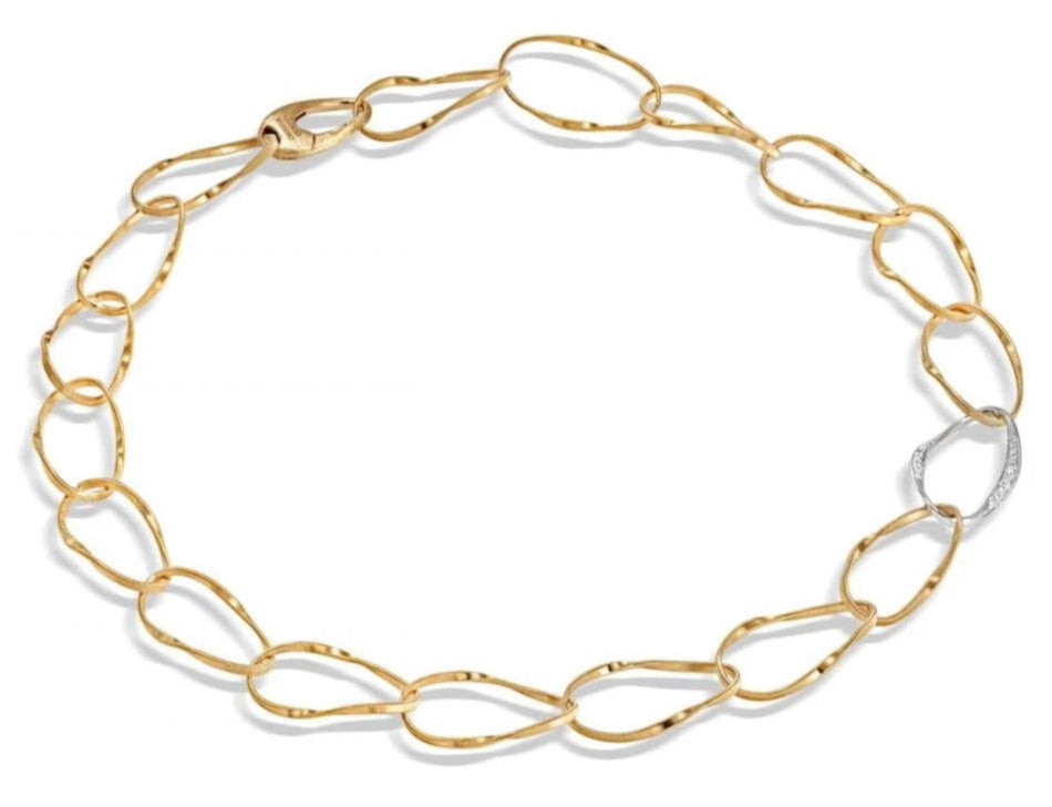 MARCO BICEGO Marrakech Onde 18K Y/G Link Necklace SN CG803-B_YW_M5