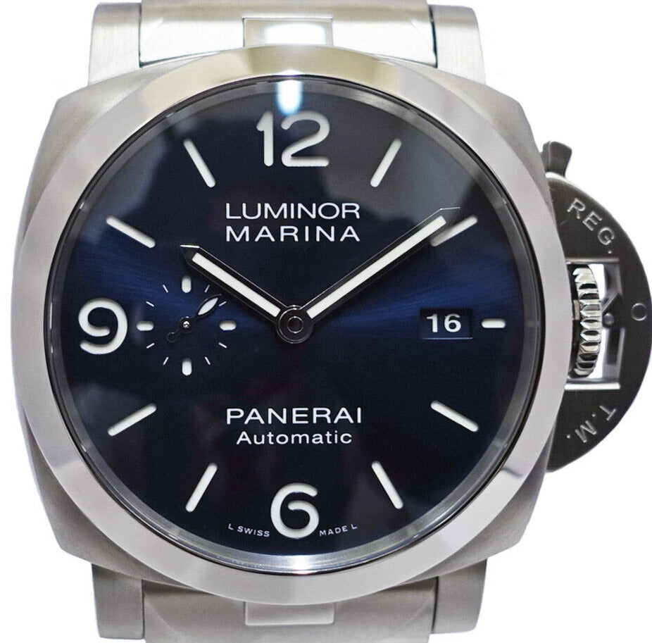 Panerai Marina Specchio Blu Reloj para hombre 44 mm Ref#Pam01316 Luminor