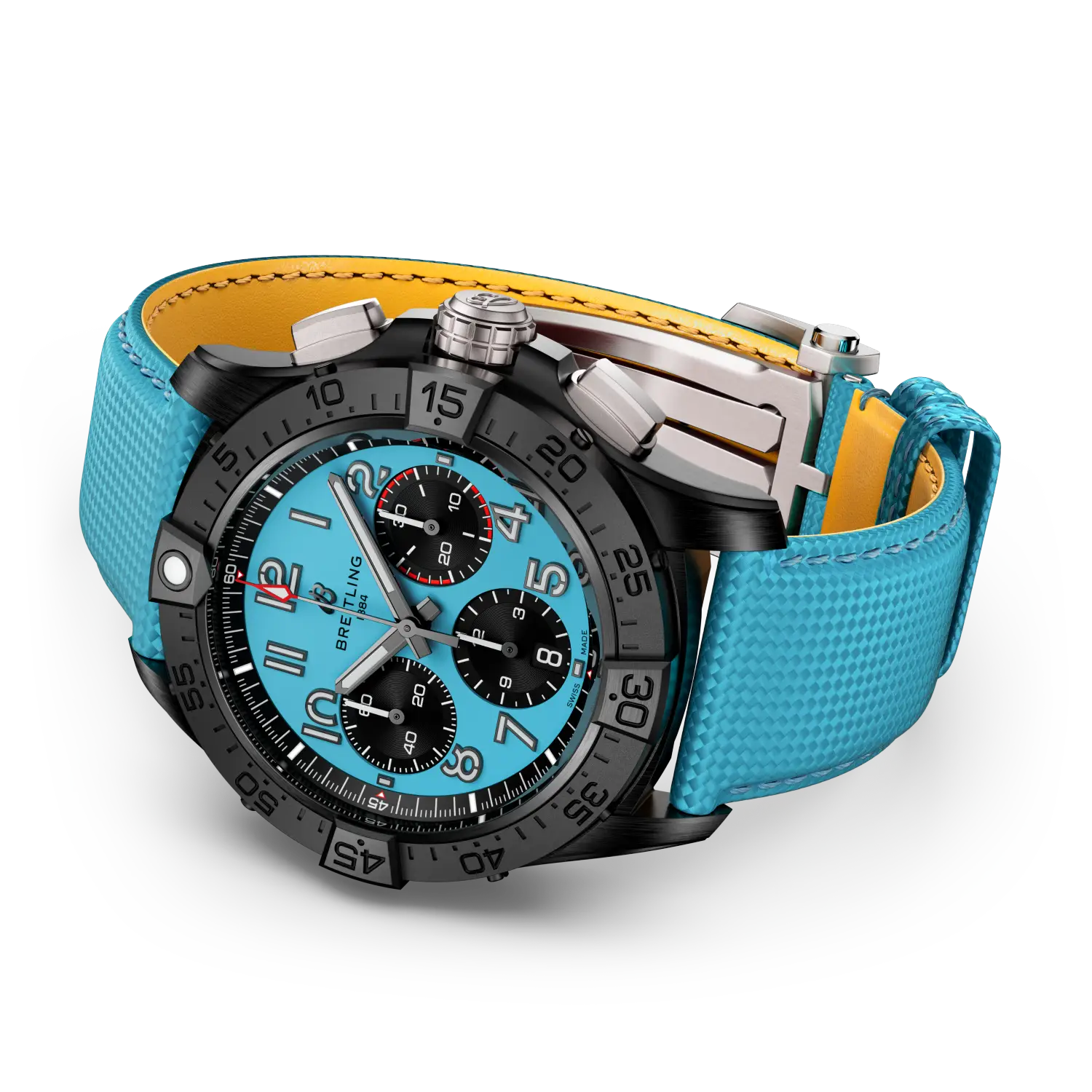 Breitling B01 Chronograph 42 Night Mission Avenger Turq SB0146101L1X1